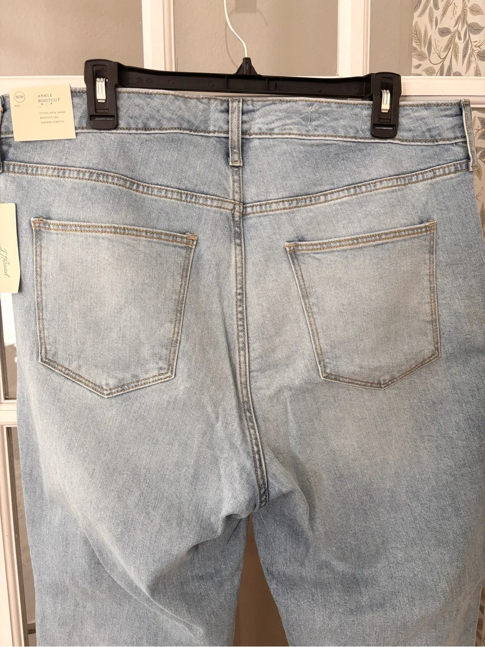 UNIVERSAL THREAD Vintage Stretch Ankle Bootcut Jeans Sz 16W Reg NWT
